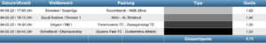Sportwetten Tipps